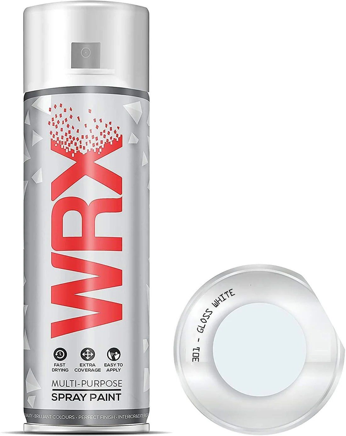 WRX Multi Surface Spray Paint Pure Gloss White - Image 1
