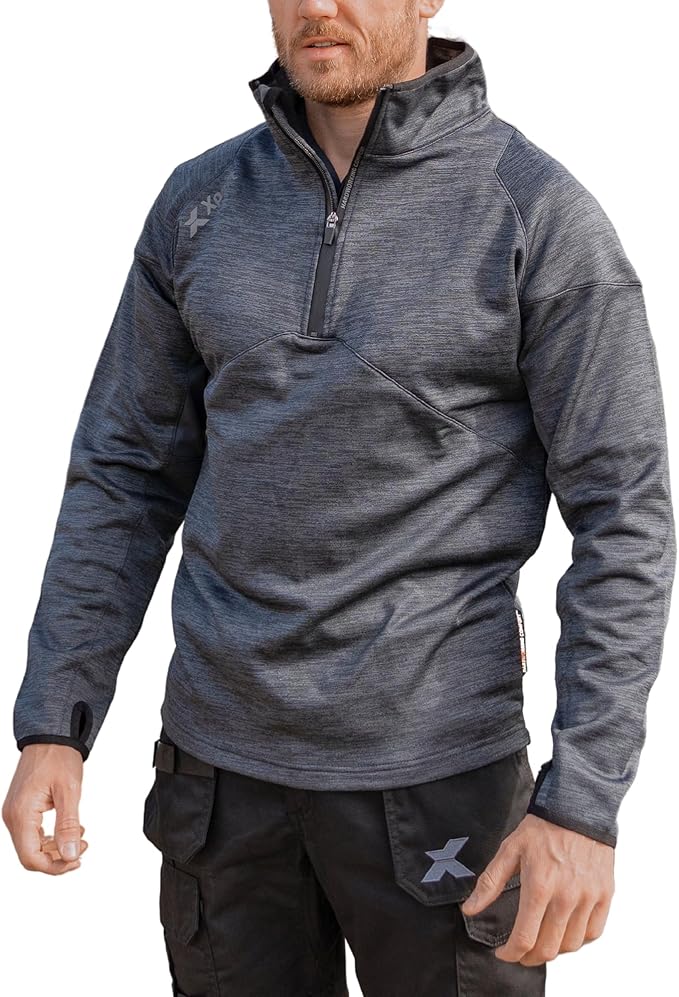 Xpert Pro Half Zip Tech Fleece Grey L - Image 1