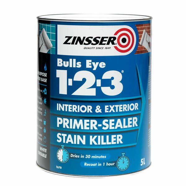 Zinsser Bullseye 1-2-3 5lt - Image 1