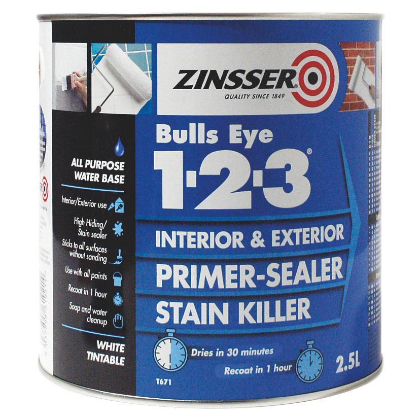 Zinsser Bullseye 1-2-3 2.5lt - Image 1