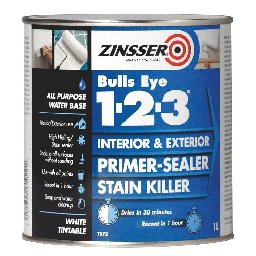 Zinsser Bullseye 1-2-3 1lt - Image 1