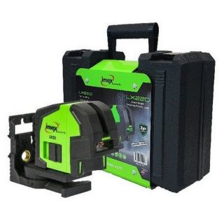 Imex Crossline Laser with Plumb Green Beam with Case