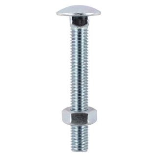 Carriage Bolt c/w Nut M8 x 100mm (Bag 40)