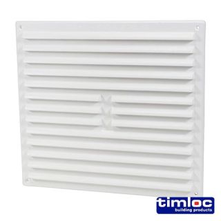 9 X 9 Louvre Grille White (1212W)