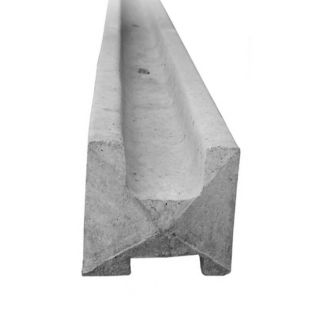 8' Concrete Slotted Fence Post - Intermediates