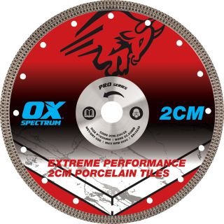 OX Pro 2CM Porcelain Cutting Blade - 230/22.23mm.