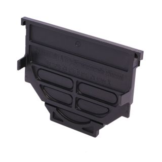 Aco Hexdrain Black Plastic End Cap