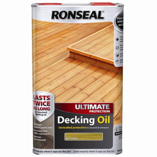 Ronseal Ultimate Decking Oil - Natural 5L