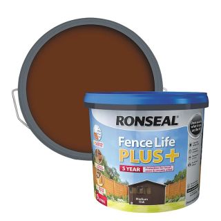 Ronseal Fencelife Plus - Medium Oak 5L