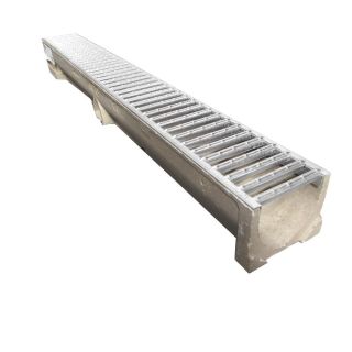 Aco Raindrain Poly Conc Chan+Galv Grate A15 (1000X118X97Mm)