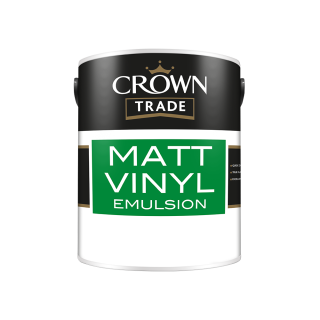 Crown Trade Matt Emulsion White 5L