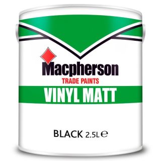 Macpherson Vinyl Matt Emulsion Black 2.5L