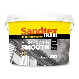 Sandtex Highcover Smooth Magnolia 10L