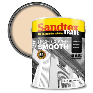 Sandtex Highcover Smooth Light Cream 5L