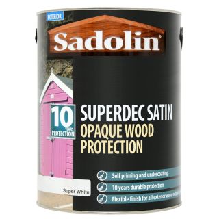 Sadolin Superdec Super Whte 5L