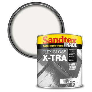 Sandtex Flexigloss X-Tra Brilliant White 2.5L