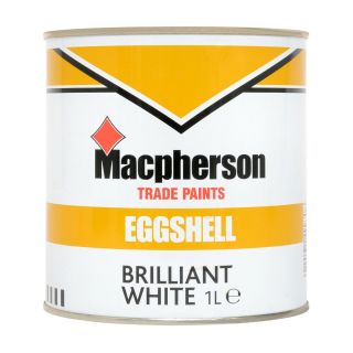 Macpherson Eggshell Brilliant White 1L