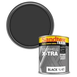 Sandtex Eggshell X-Tra Black 1L