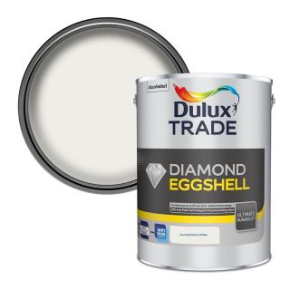 Dulux Trade Diamond Eggshell Pure Brilliant White 5L