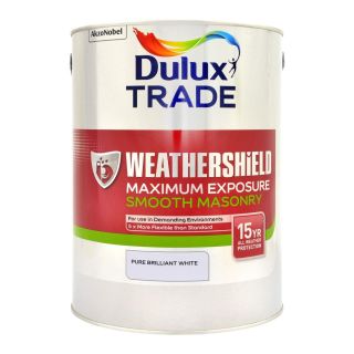 Dulux Trade Weathershield Max Exposure Pure B/W 5L