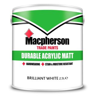 Macpherson Durable Matt Brilliant White 2.5L