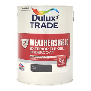 Dulux Trade Weathershield Ext/Undercoat Dark Grey 5L