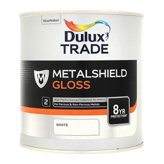 Dulux Trade Metalshield Gloss White 1L