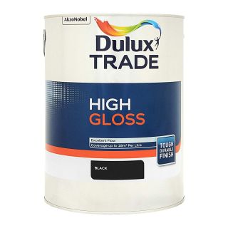 Dulux Trade High Gloss Black 5L