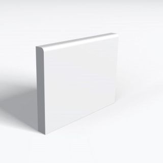18 x 144MM Round 1 Edge (9mm Rad) Skirting - 4.4mtrs (MDF Bullnose)