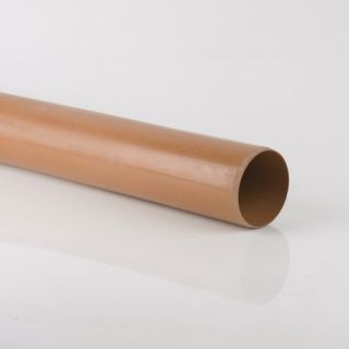 B4001 - 3M BS Plain End Pipe 110mm