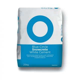 Blue Circle Snowcrete White Cement 25KG