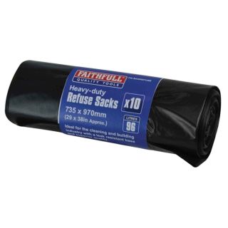 Refuse Black Sack Roll Of 10 (FAIBAGREFUSE)