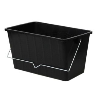 15L BLACK PLASTIC SCUTTLE