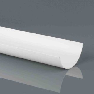 BR042A - Roundstyle 112mm X 4M Gutter - Arctic White