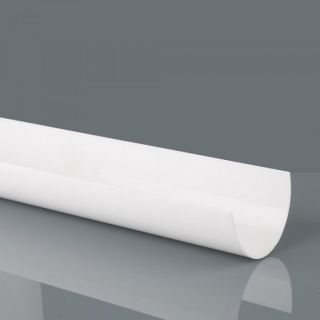 BR072A - Deepstyle 115mm x 4M Gutter - Arctic White