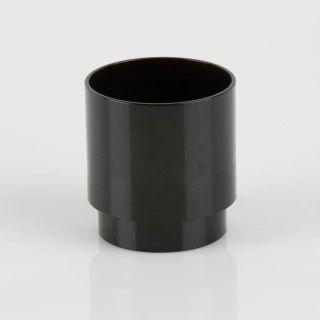 BR206B - 68mm Round D/Pipe Connector - Black