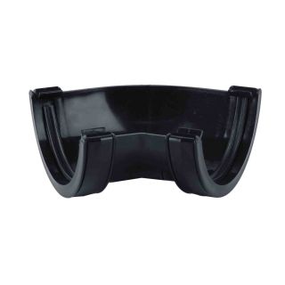 BR049B - 112mm Hr Gutter Angle 135 Deg - Black