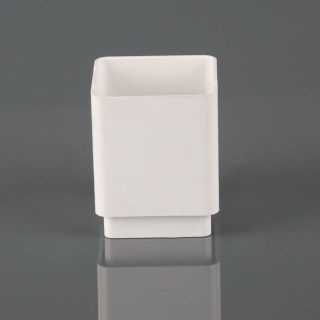 BR506A - 65mm Square Downpipe Connector - Arctic White