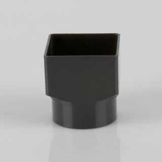 BR517B - 65mm Square To Round Adaptor - Black