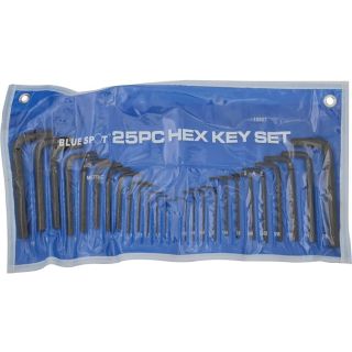 B/Spot Hex Key/Pouch 25pc (15307)