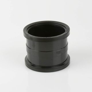 BS406B - Soil 110mm Pipe Connector Black