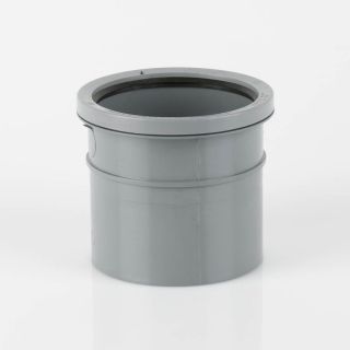 BS432G - Soil 110mm S/S Pipe Connector Grey