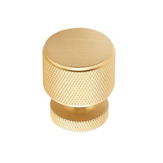 Frelan Piccadilly Cupboard Knob Satin Brass