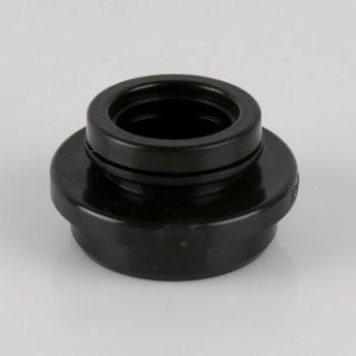 BW4B - 32mm Angled Waste Adaptor Black