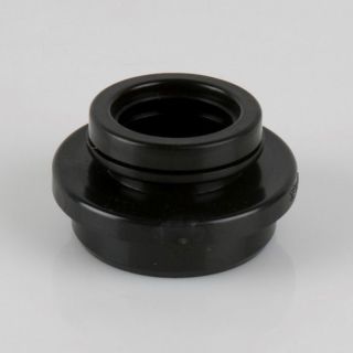 BW5B - 40mm Angled Waste Adaptor Black