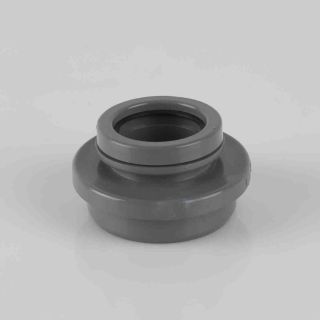 BW5G - 40mm Angled Waste Adaptor Grey