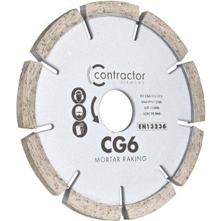 Spectrum Contractor Diamond Blade - Mortar Raking - 115/22.23mm