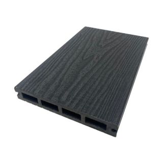 DenaDeck Arcadian Composite Decking - 140mm Cinder (Black) - 3.6m 