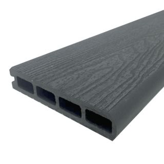 DenaDeck Arcadian Composite Decking - 140mm - Bullnose Fossil (Grey) - 3.6m