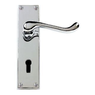 PCP Victorian Scroll Lever Lock Furniture - PRESTIGE Clam Packed